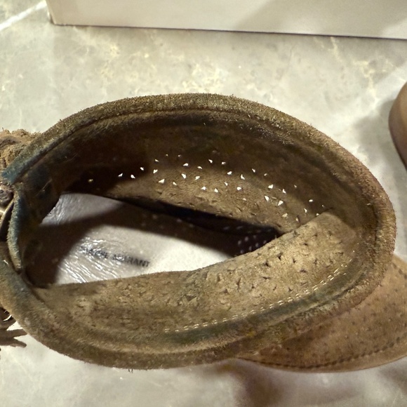 Isabel Marant Beslay Suede Tassel Wedge Ankle Boot, 37 - Picture 12 of 13